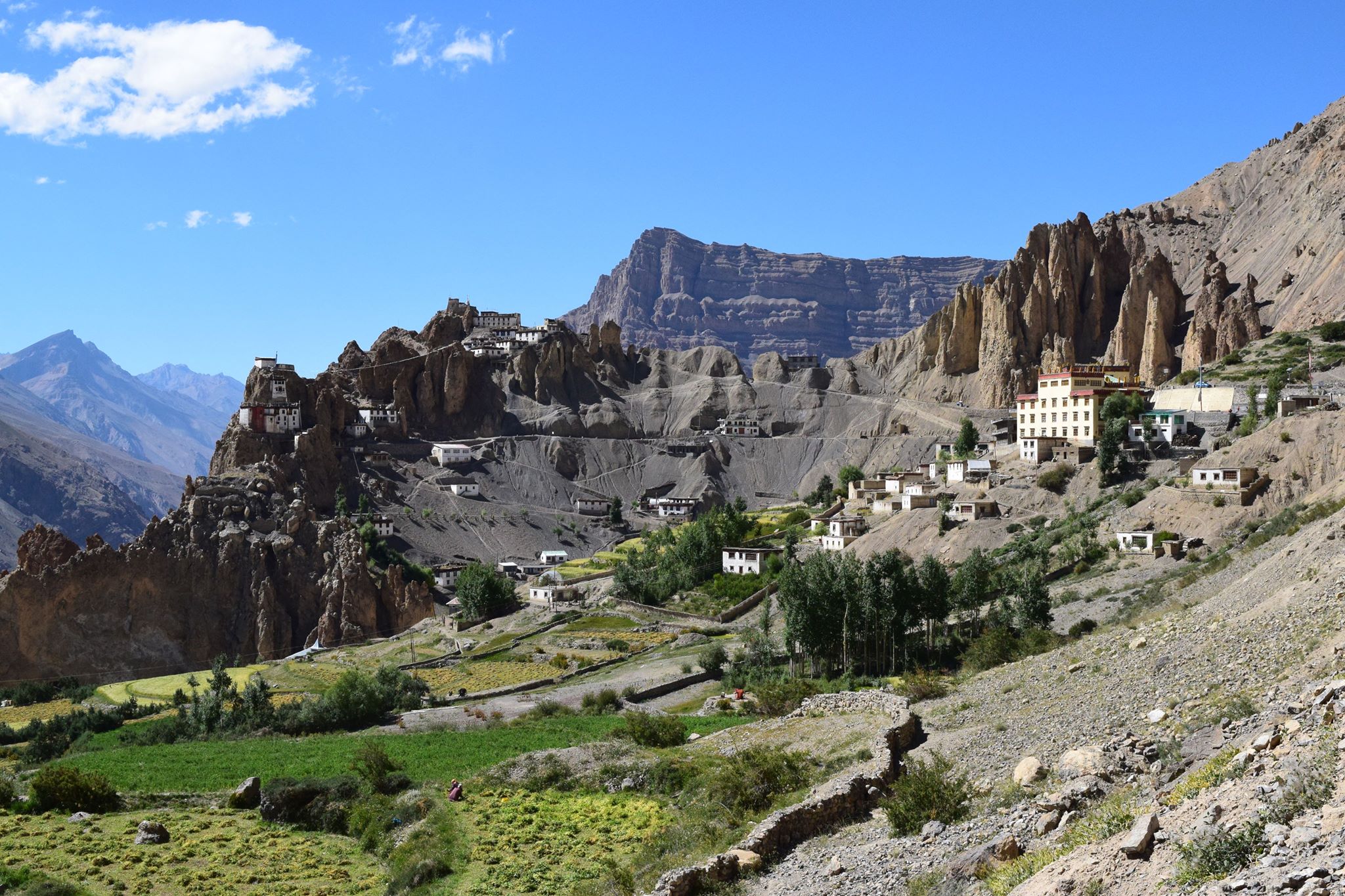 Nako, Tabo, Dhankar, Kaza, Spiti Valley, Himachal Pradesh