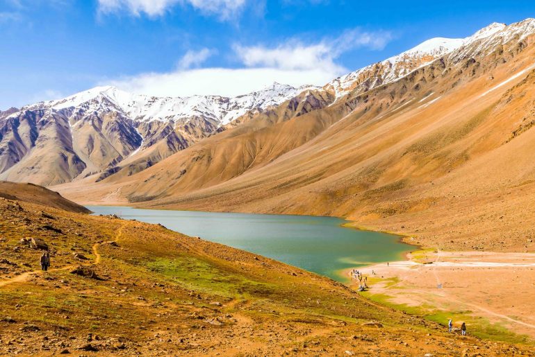 Chandratal, Moonlake, Kaza, Batal, Spiti, Himachal Pradesh